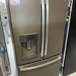 GE Slate ENERGYSTAR 22.1 Cu. Ft. Counter Depth French Door Refrigerator 