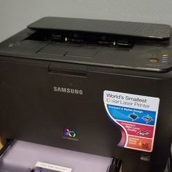 Samsung CLP-315 Color Laser Jet Printer W/set of new ink cartridges 
