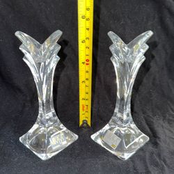 Crystal Candleholders By Mikasa 