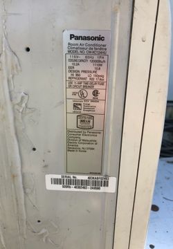 Panasonic air conditioner.