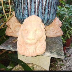 Ceramic Lion Plant Holders