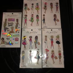 NEW Bundle Of The Paper Studio GIRLS Planner Stickers  Only 1 Sticker Was Used