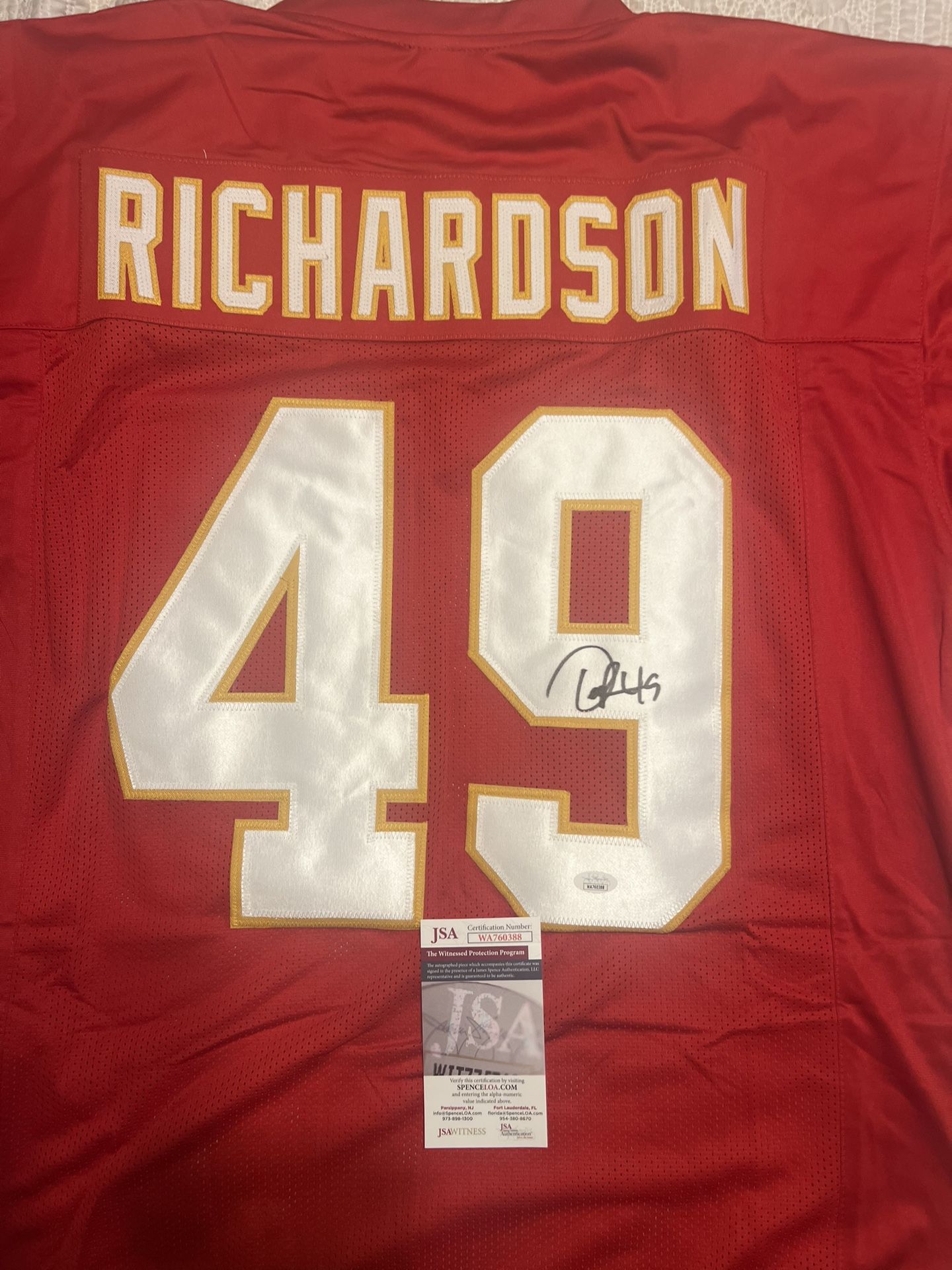 Custom Autographed Jersey