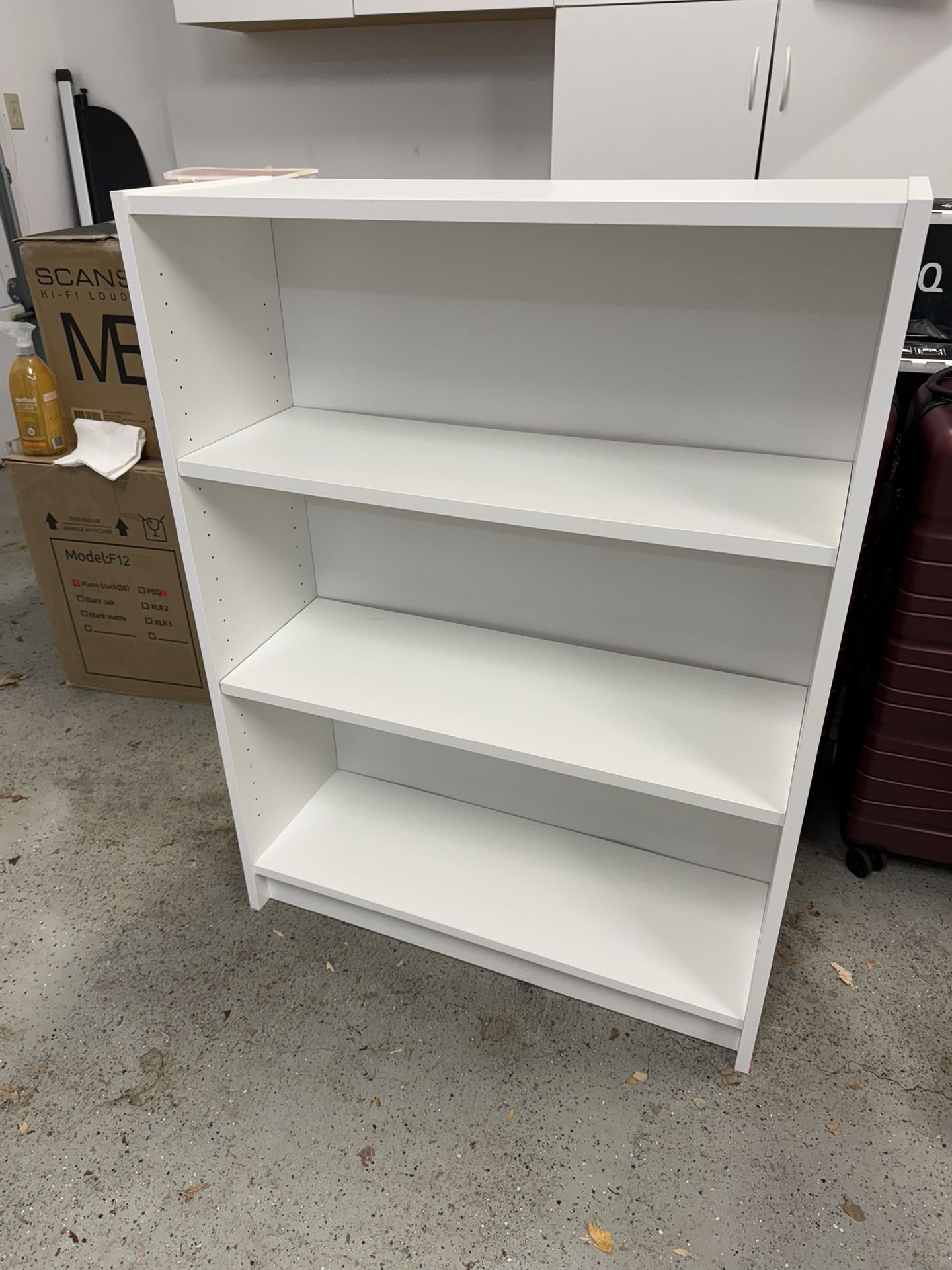 White Ikea Billy Bookcase