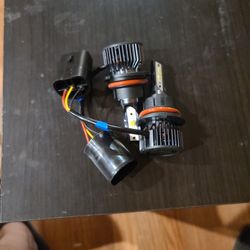 Brand New Led Headlight Bulbs 9007 6000k White Color Plug And Play 