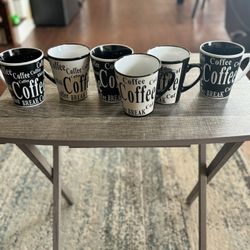 Set Of Six Coffee Mugs