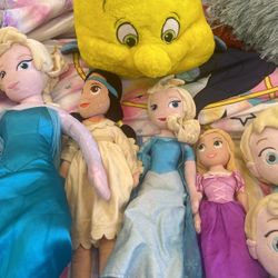 Disney Princess Stuff Dolls, Muñecas De Disney 