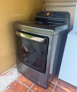 LG Electric Dryer Graphite Steel