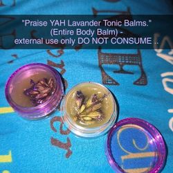 Organic Lip And Body Balms..