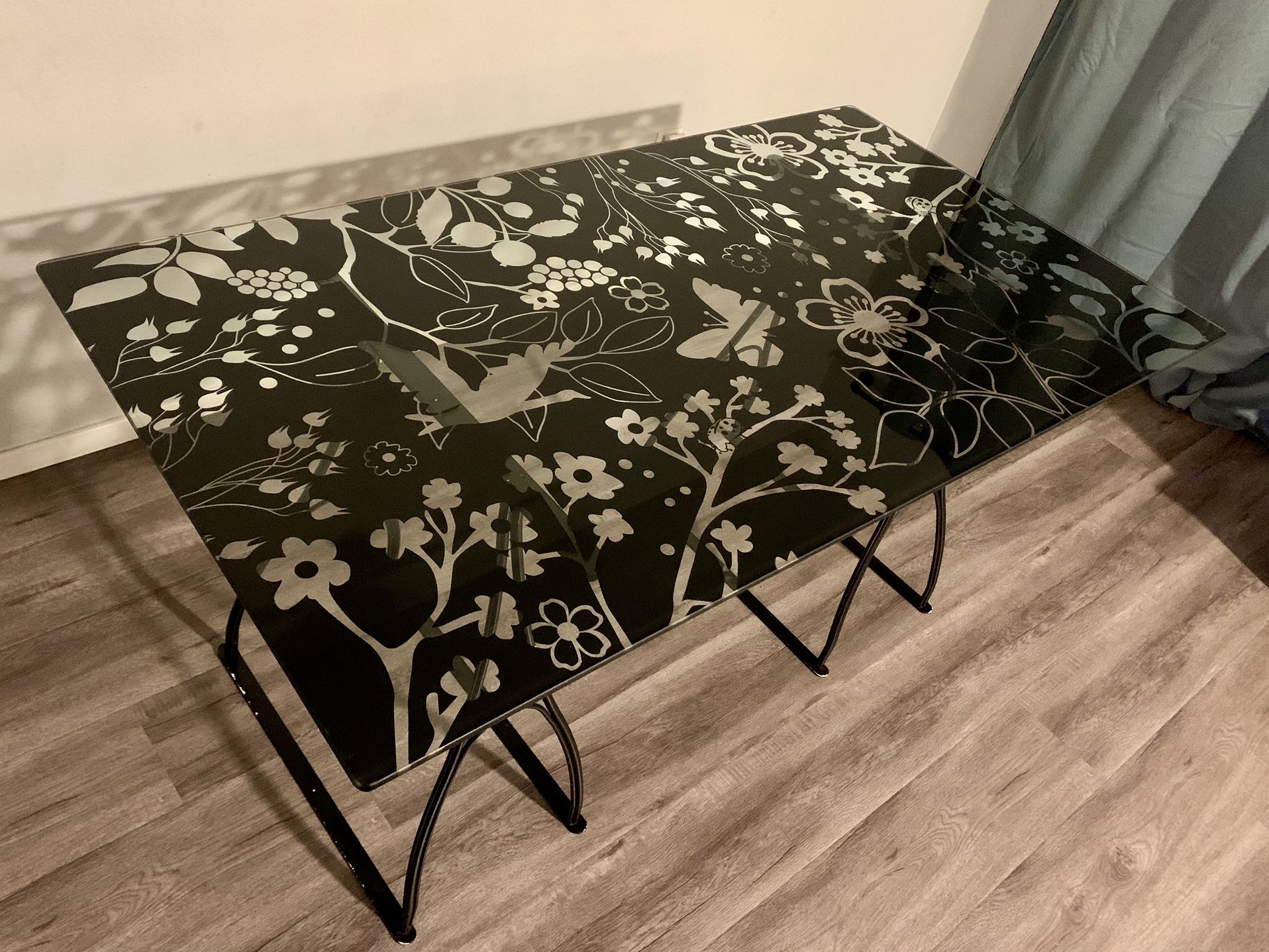 Unique Glass Table $75