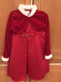 Girls dress with removable jacket size 5