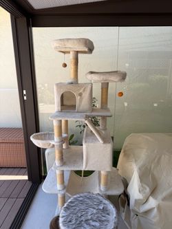 Multi-Level Cat Tree Tower with Condo