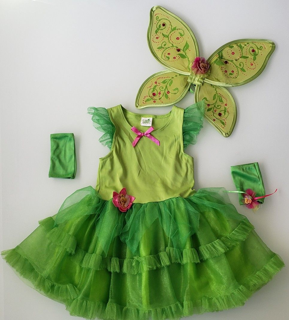 Tinkerbell (Disney Fairies) Costume Size 4-6