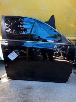 Lexus CT200H Front Door Black Passenger Side RH 2011 - 2017 ; J460
