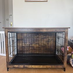 Cute Dog Crate - 38.6"L x 25.6"W x 26.8"H