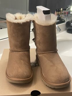 2 UGG  BAILEY BOW II BOOTS Size 3 K One BlackPair , One Chestnut Both In Great Condition Paid Over $320 For Both Pairs. Both Come In There Boxes