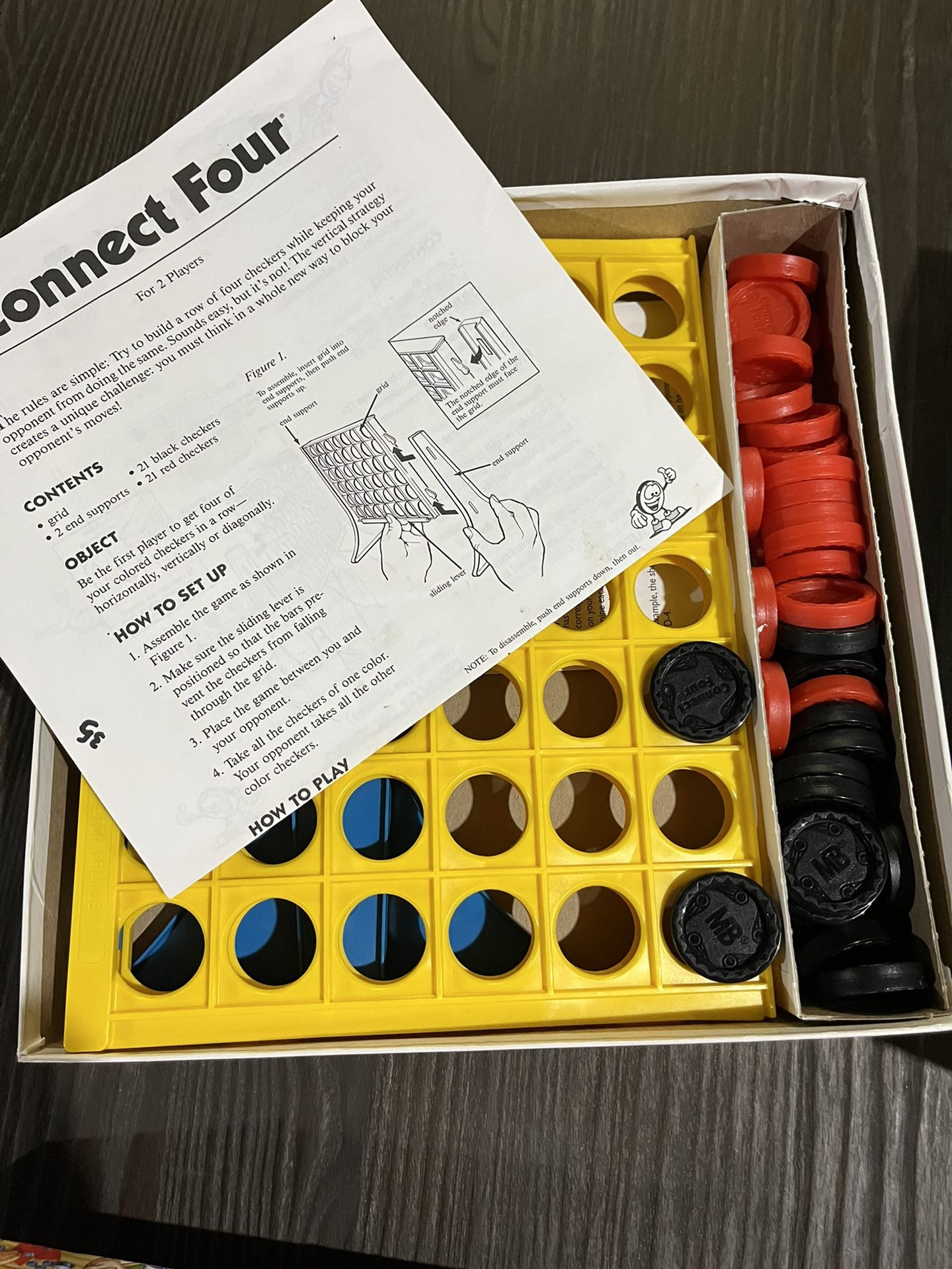 CONNECT FOUR KID BOARD GAME KIDS ACTIVITY — GREAT FUN!