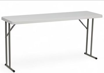 Flash Furniture 5-Foot Granite White Plastic Folding Training Table