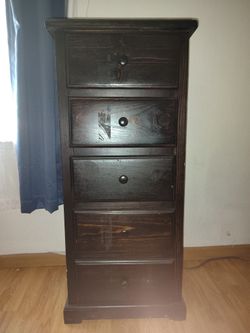 Black Standing Dresser