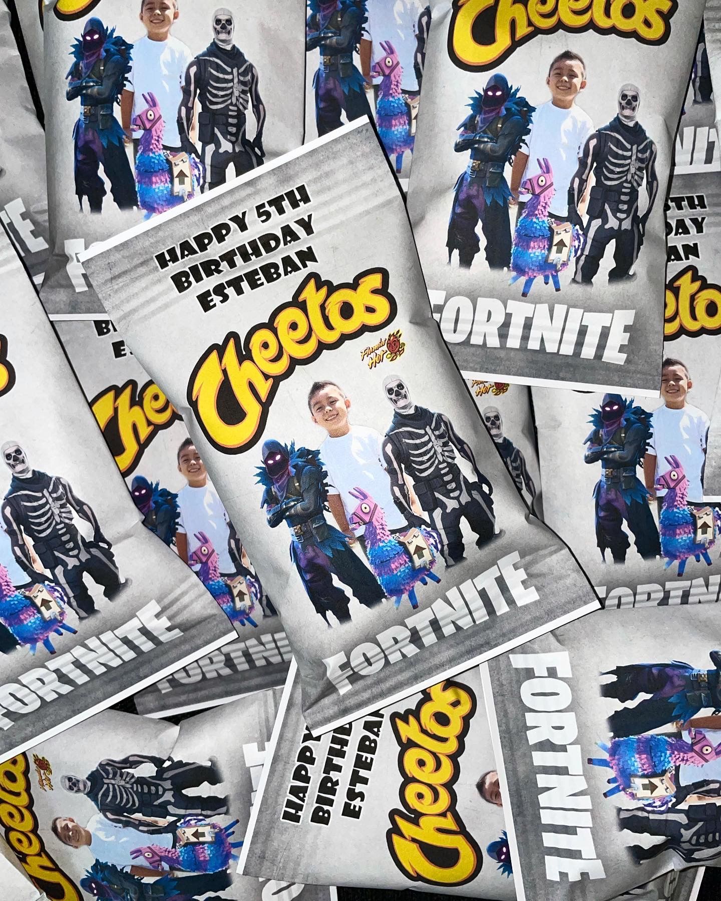 Fortnite Party Custom Chip Bags