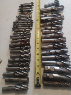 Machinist tools cutting flute end mills