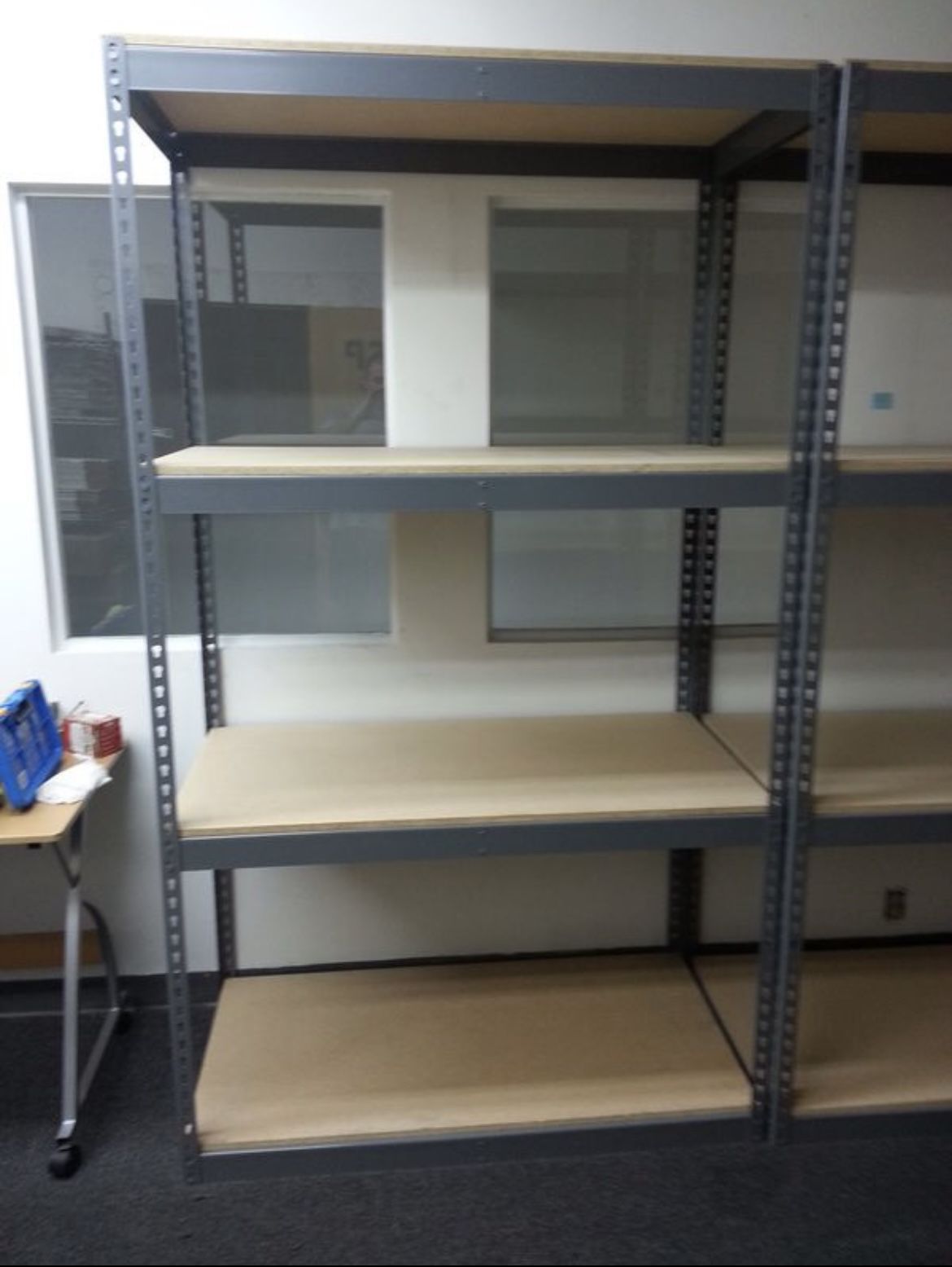 Warehouse Shelving 48 in W x 24 in D Boltless Industrial Racks Great for Commercial Garage Home Office Storage Shed Delivery Available