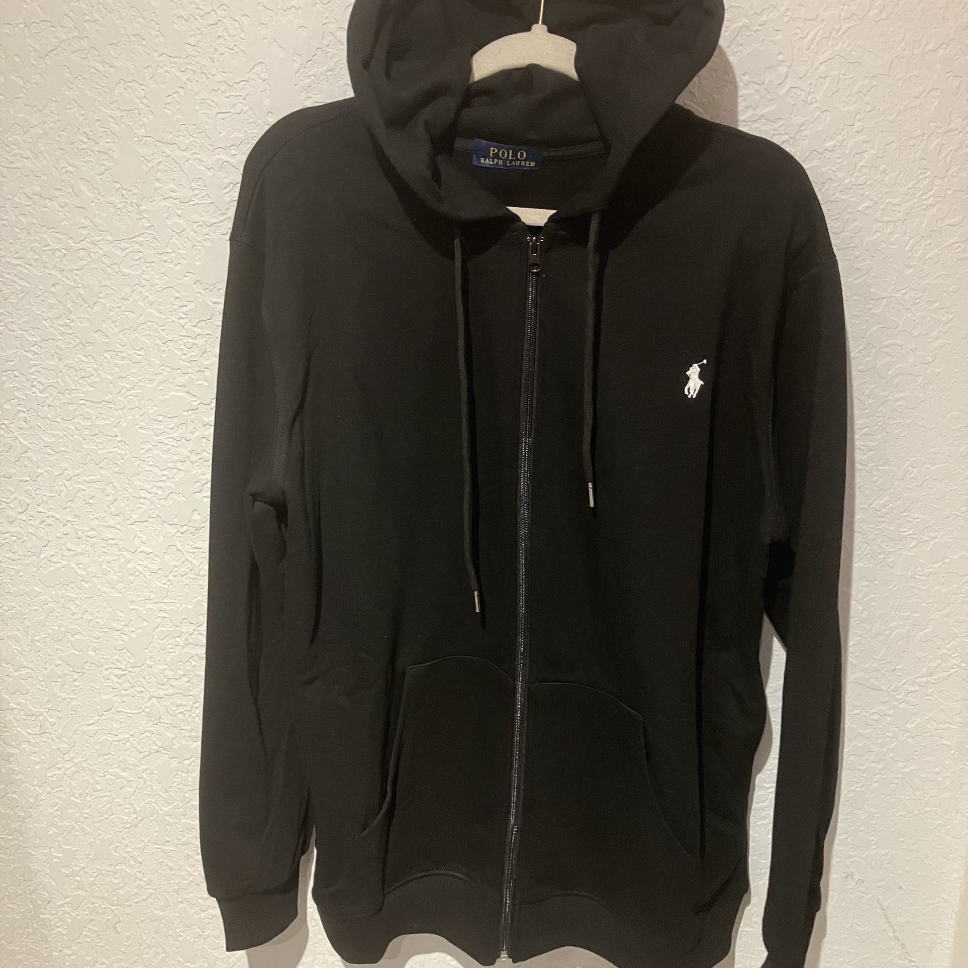 Ralph Lauren Black Zip Up Hoodie 