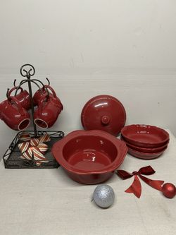 Princess House Red Set