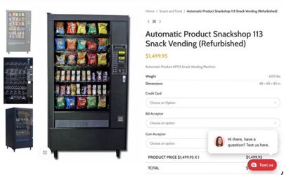 AP 113 Vending Snack Machine