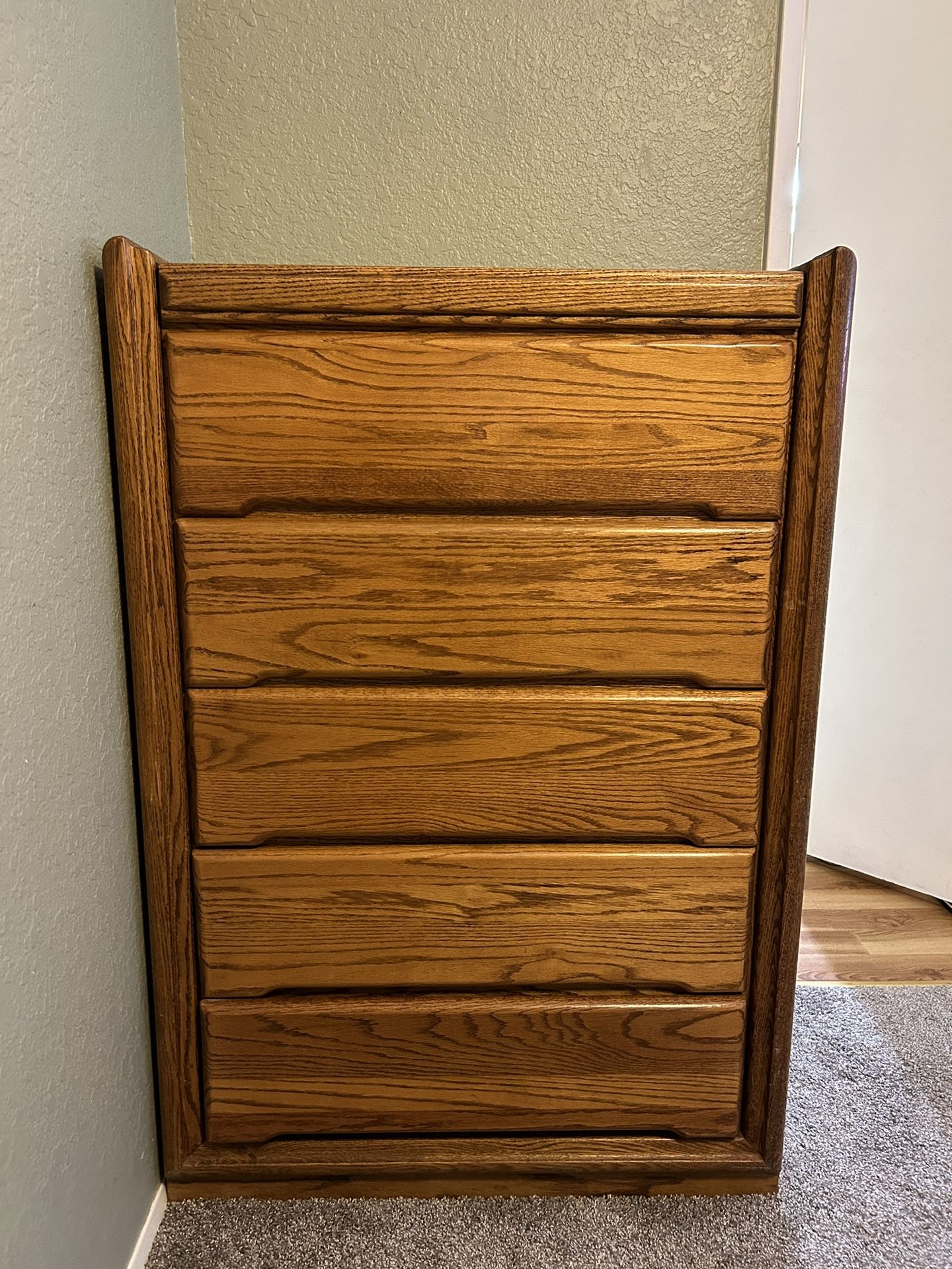 Arbek Solid Oak Dresser With Hidden Mirror for Sale in San Diego, CA -  OfferUp