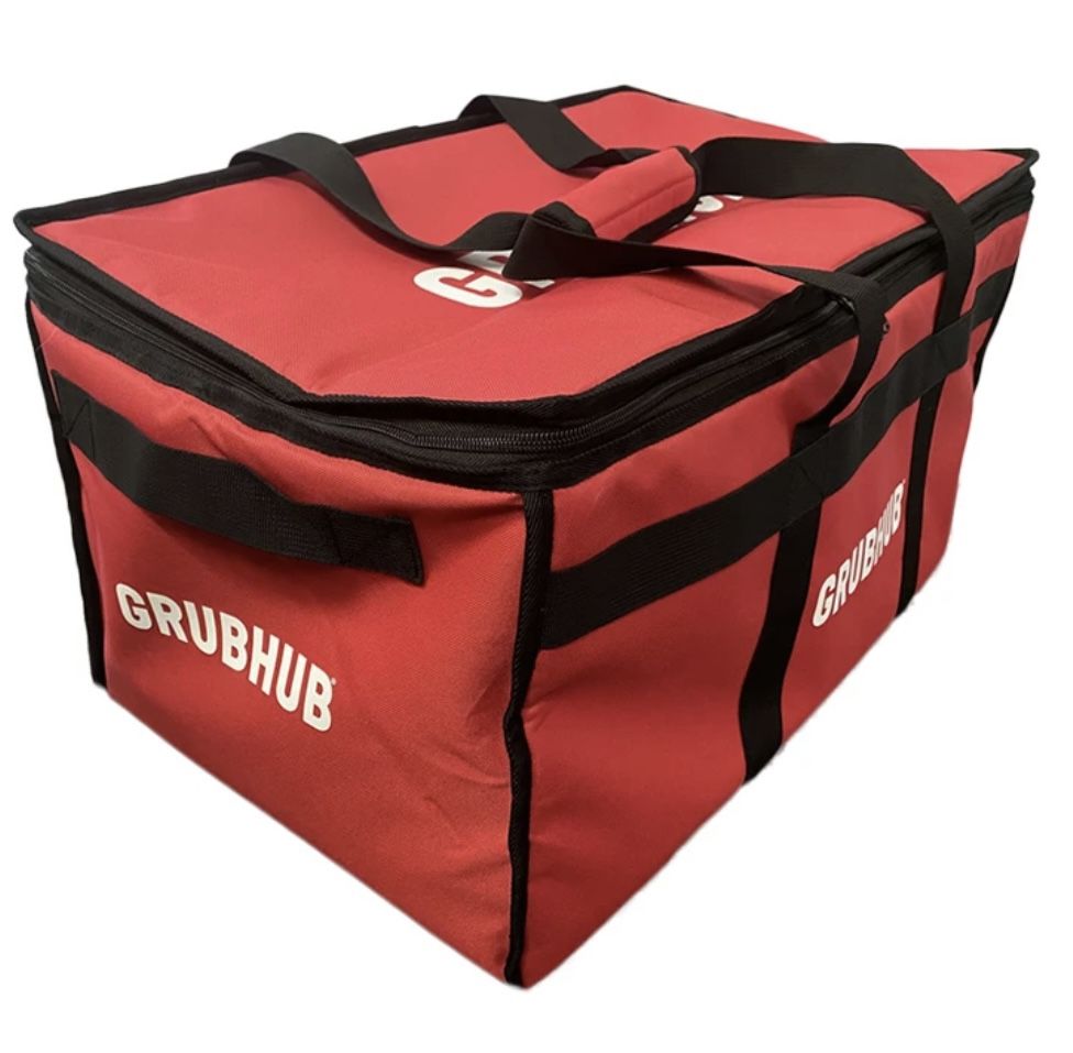 GrubHub Food Delivery XL Insulated Catering Bag.