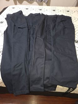 Men Navy Blue Tactical Pants