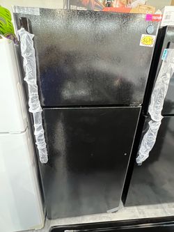 Black Top-Freezer Refrigerator