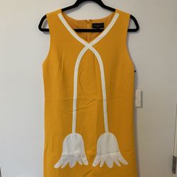 Victoria Beckham Dress Size M Yellow New