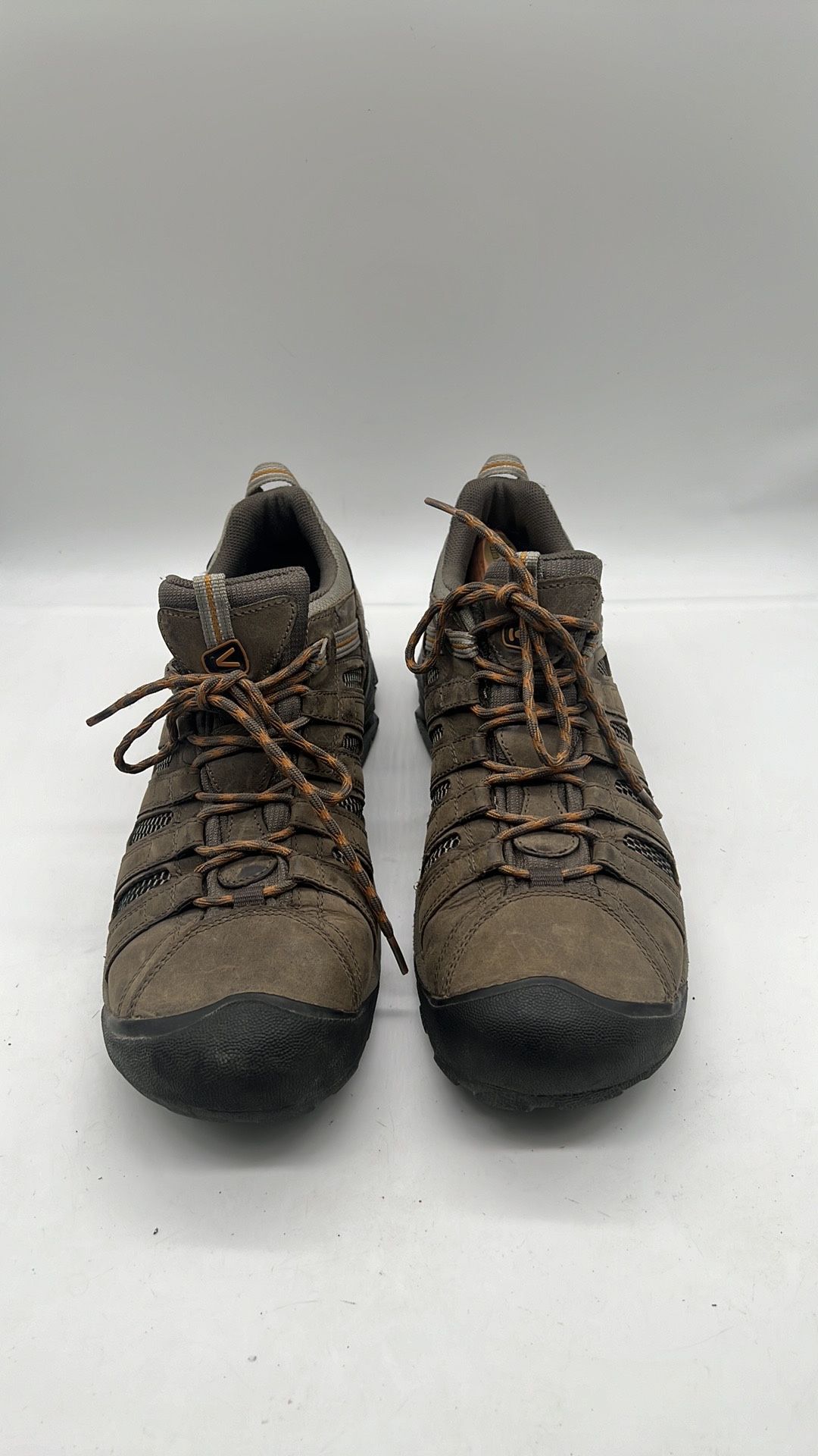 KEEN Targhee II Low Hiking Shoes Men's Sz 13 Brown Leather Waterproof