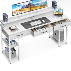 Odk 63” White Computer Desk