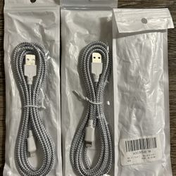 Phone Charger Cable, Lightning Cable 3 Pack (6 FT) Nylon Braided iPhone Charger Cord for iPhone 13/12/11Pro Max/11Pro/11/XS/Max/XR/X/8/8P/7