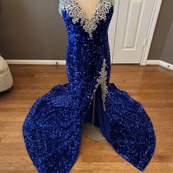 Blue Prom dress 