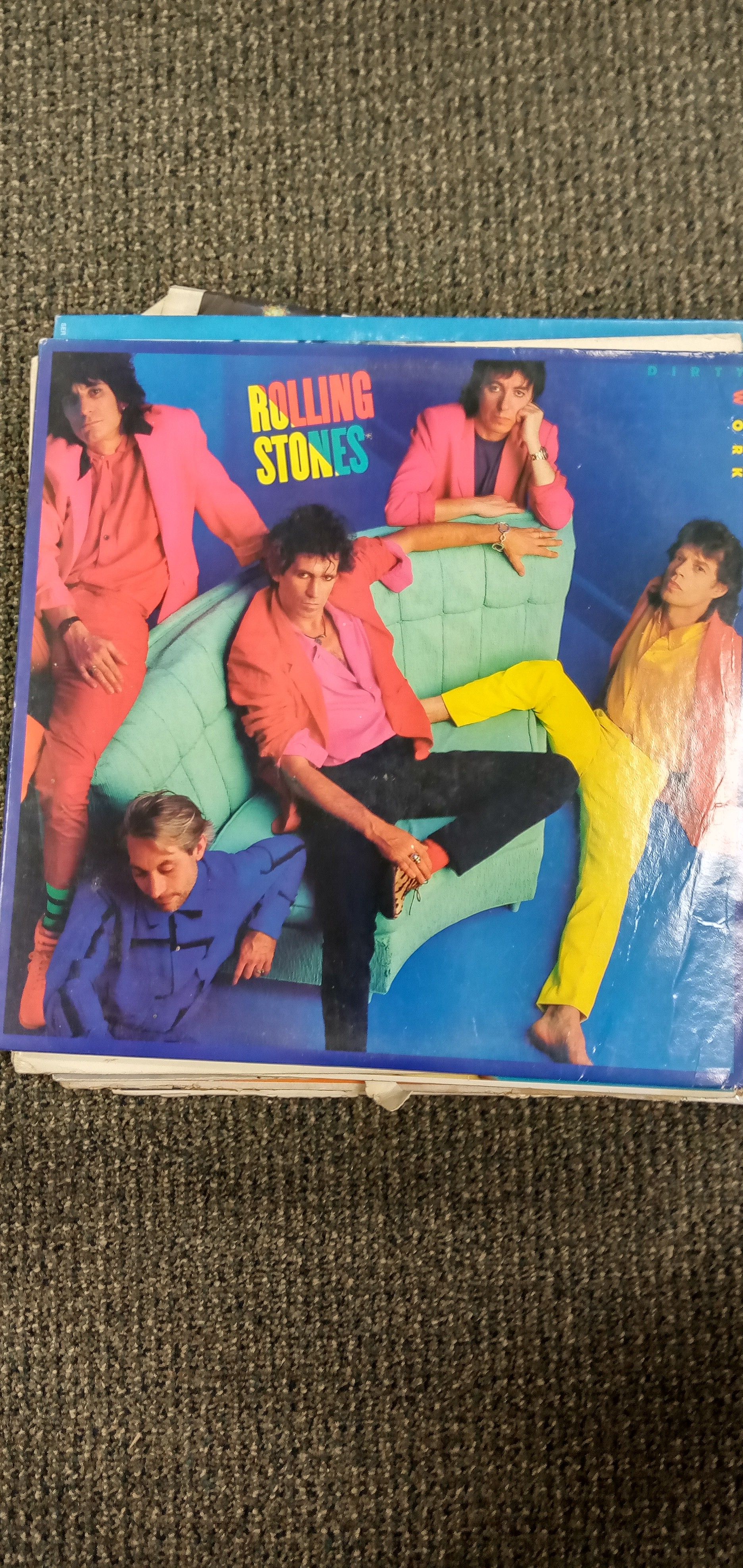 The rolling Stones vinyl record