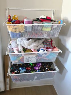 Ikea storage, boaxel mesh baskets