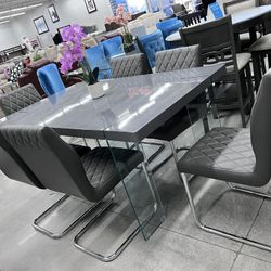 7pc Dining set 🩶 Grey Color 🔥