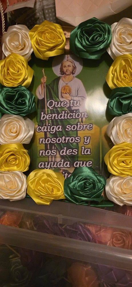  Sanjuditas Tadeo, Plantilla Con Flores Eternas 