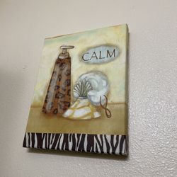 Nice Bathroom Set Canvas Decoración 