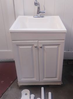 Vanity with Deep Sink 24” W X 24 1/2” D 33”T. 