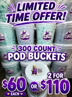 300 Count Detergent Pods - Special Offer in Description