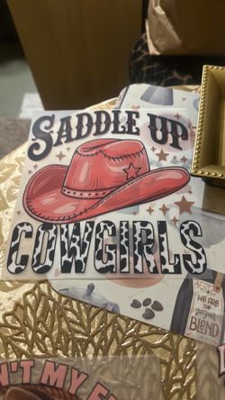 Heat transfer for t T-shirts for the car, girls or girls who love the ranch, beautiful colors