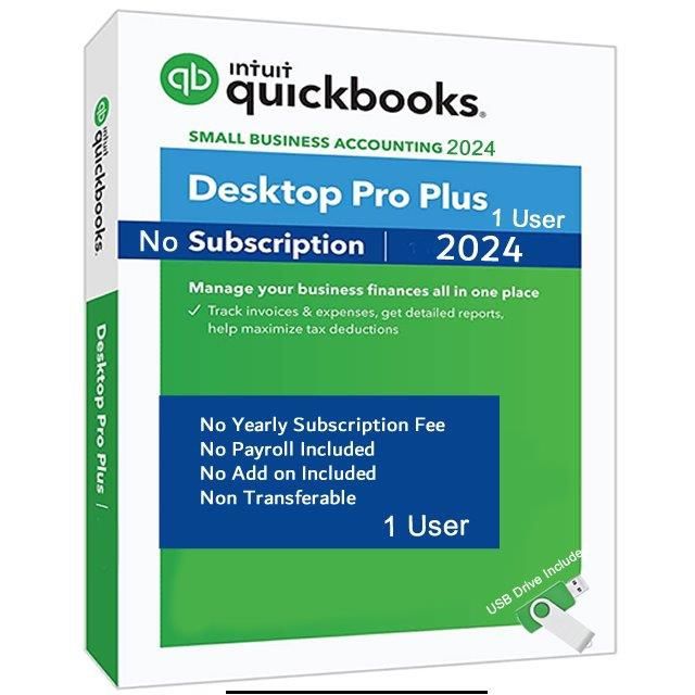 QuickBooks Desktop Pro Plus 2024 - Single User