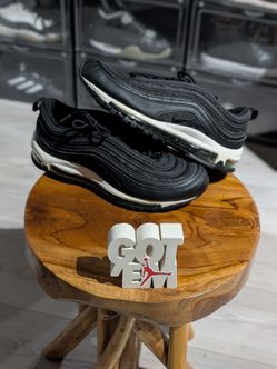 Size 10W (8.5M) 
Nike Air Max 97 
Black White Sneakers 
921733-006