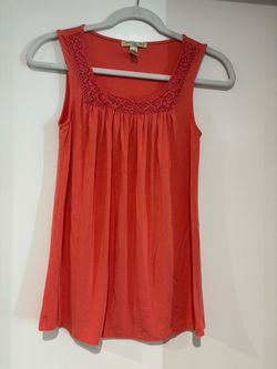 Banana Republic Coral Sleeveless Tank Top sz small