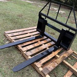 New 48" HD Forks Skid Steer Or Tractor